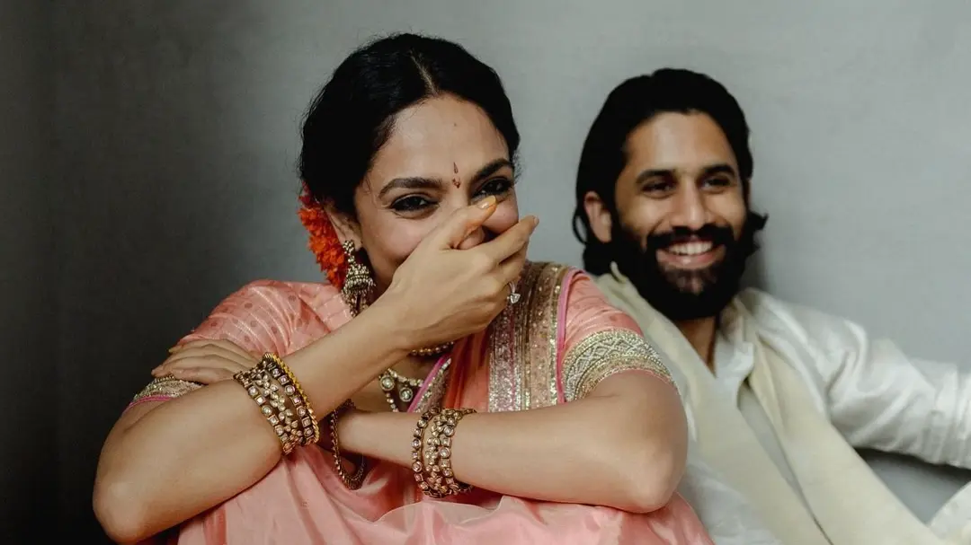 Naga Chaitanya-Sobhita Wedding: Shubh Muhurat Fast Approaching As Guests Prepare For Festivities Naga Chaitanya and Sobhita Dhulipala's wedding ceremony, capturing moments of love and celebration.