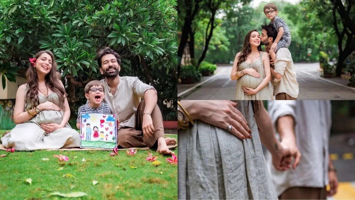 Nakuul Mehta-Jankee Parekh Announce Second Pregnancy 13 Years After Marriage, Check Out Adorable Post Ft. Baby Sufi Nakuul Mehta announces second pregnancy
