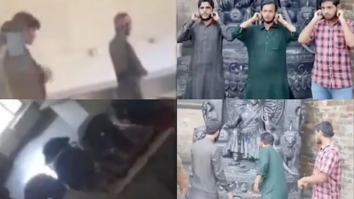 Namaz In College Classroom Triggers Row: Students Forced To Hold Ears, Apologise Before Shivaji Maharaj Statue in Kalyan | WATCH Namaz In College Classroom Triggers Row: Students Forced To Hold Ears, Apologise Before Shivaji Maharaj Statue in Kalyan