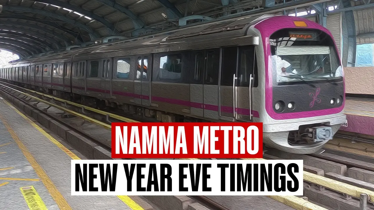 Namma Metro extends operational timing for New Year's Eve
