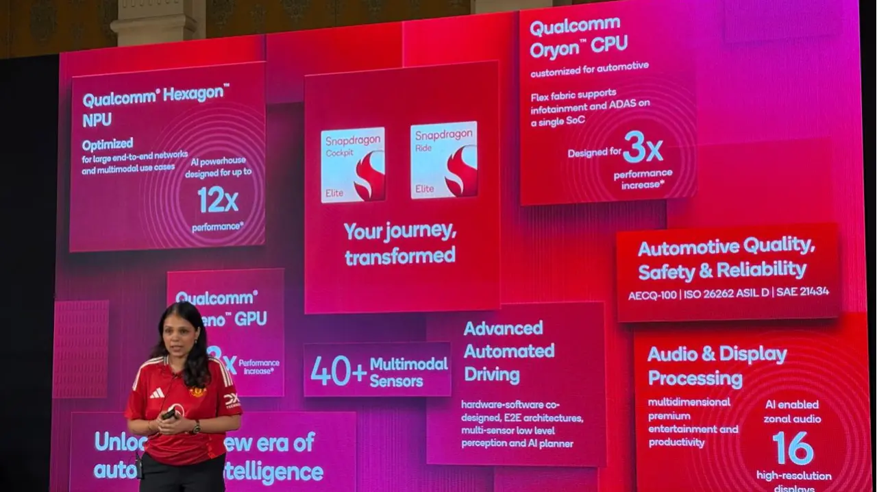 Qualcomm launches Snapdragon Cockpit Elite, Snapdragon Ride Elite for smart cars napdragon Cockpit Elite and Snapdragon Ride Elite launch