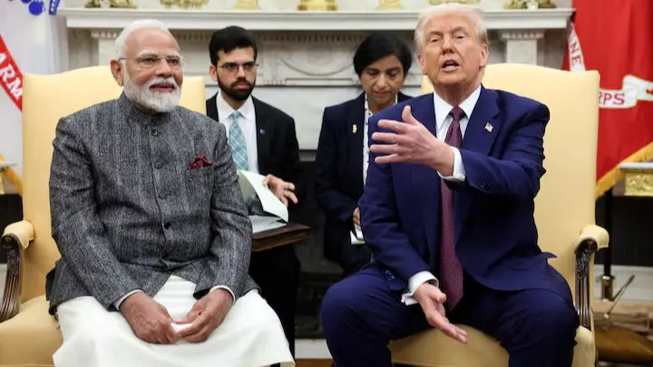Narendra Modi With Donald Trump