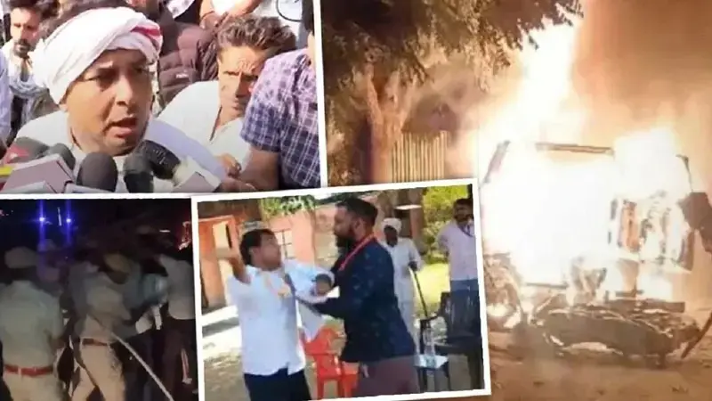 INSIDE STORY: आगजनी, पथराव और आंसू गैस के गोले... नरेश मीणा के थप्पड़ कांड से कैसे सुलग गया टोंक? Naresh Meena slapping scandal