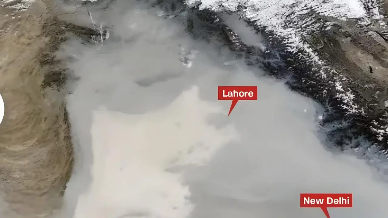 NASA Satellite Captures Toxic Smog Blanket Over Lahore as AQI Soars NASA Satellite Captures Toxic Smog Blanket Over Lahore as AQI Soars