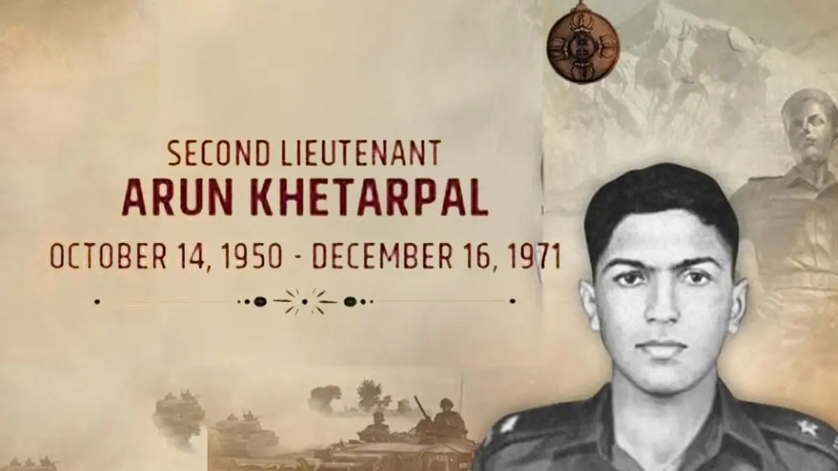 Nation Salutes Param Vir Chakra 2nd Lt Arun Khetarpal; Defence Minister Calls His Supreme Sacrifice In 1971 Indo-Pak war 'Timeless Inspiration'