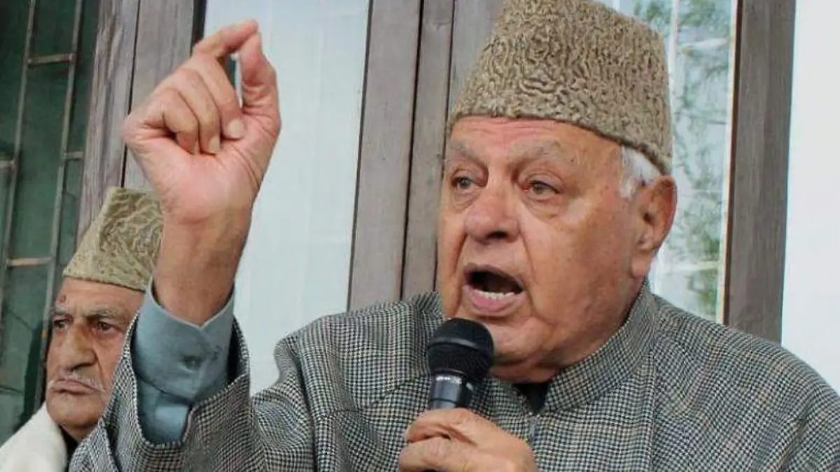 National Conference leader Farooq Abdullah