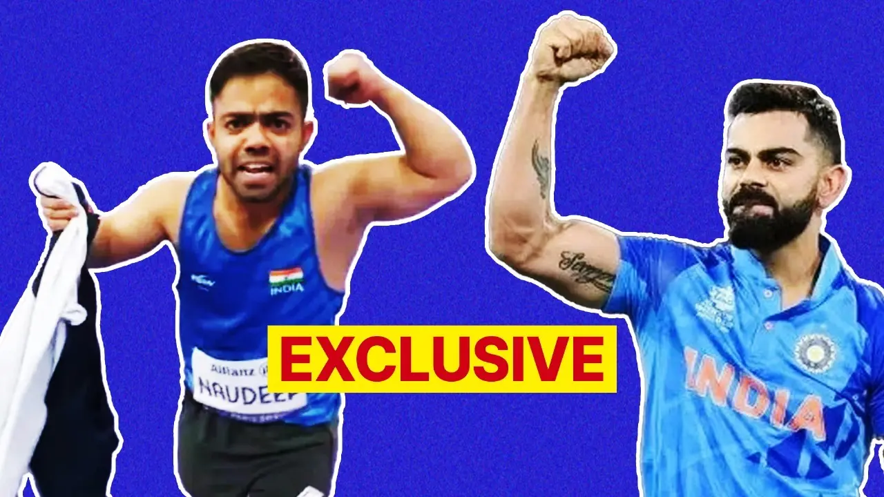 'Delhi ki hawa main hai': Gold Medalist Navdeep Opens Up on His Virat Kohli-Like Celebration Navdeep Singh and Virat Kohli