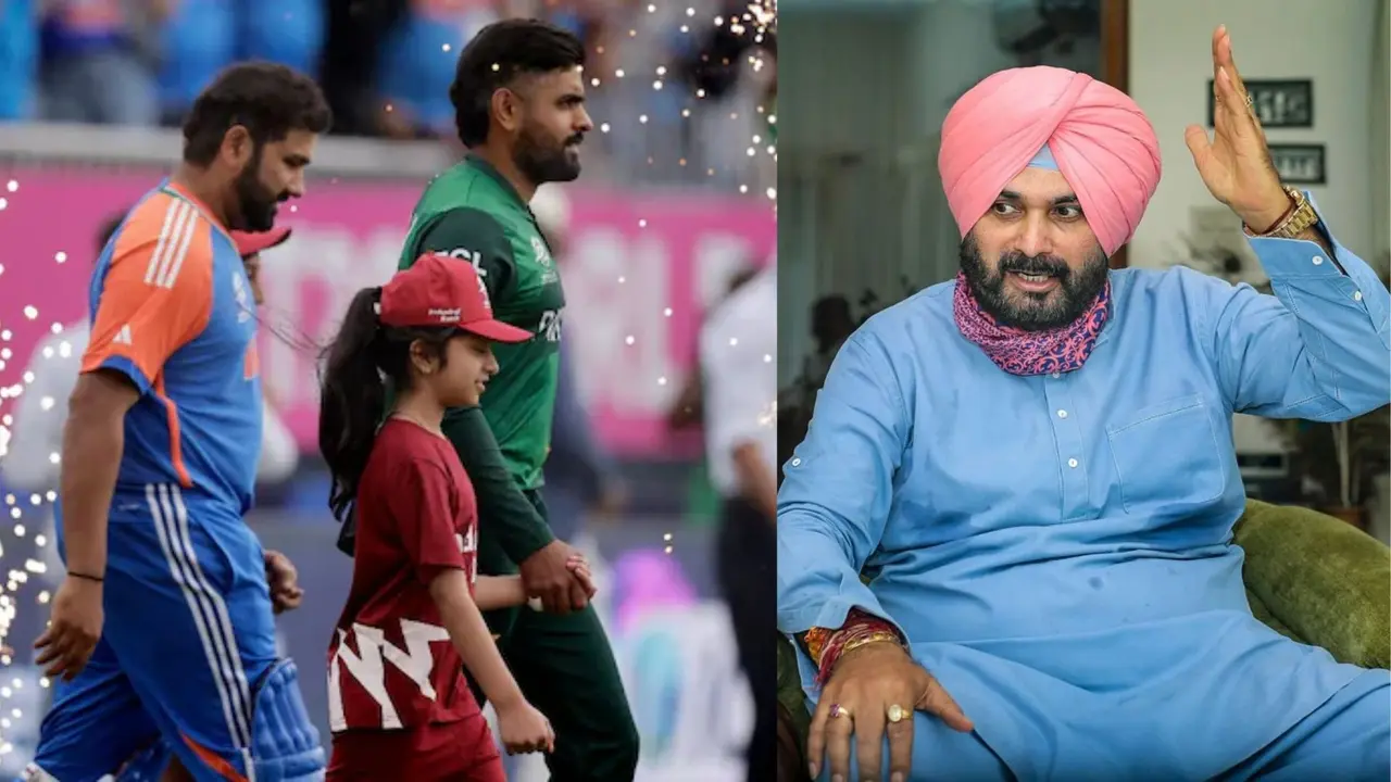 Navjot Singh Sidhu roast ex pakistan player Wahab Riaz before IND vs PAK Rivalry video went viral