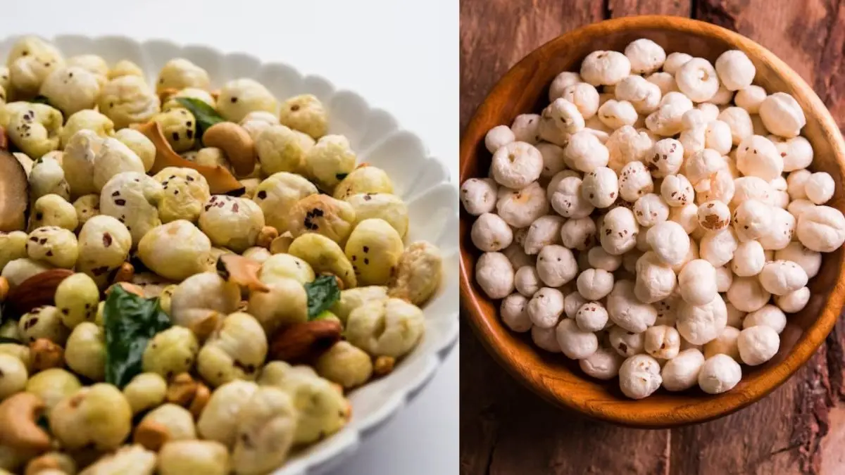 navratri 2025 makhana chaat recipe at home indian tasty food using fox nut vrat me kya khaye evening snack