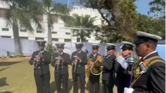 Navy women agniveer play tune of 'Jai Jai Bharati', set to take part in the Navy band for the first time at 76th Republic Day
