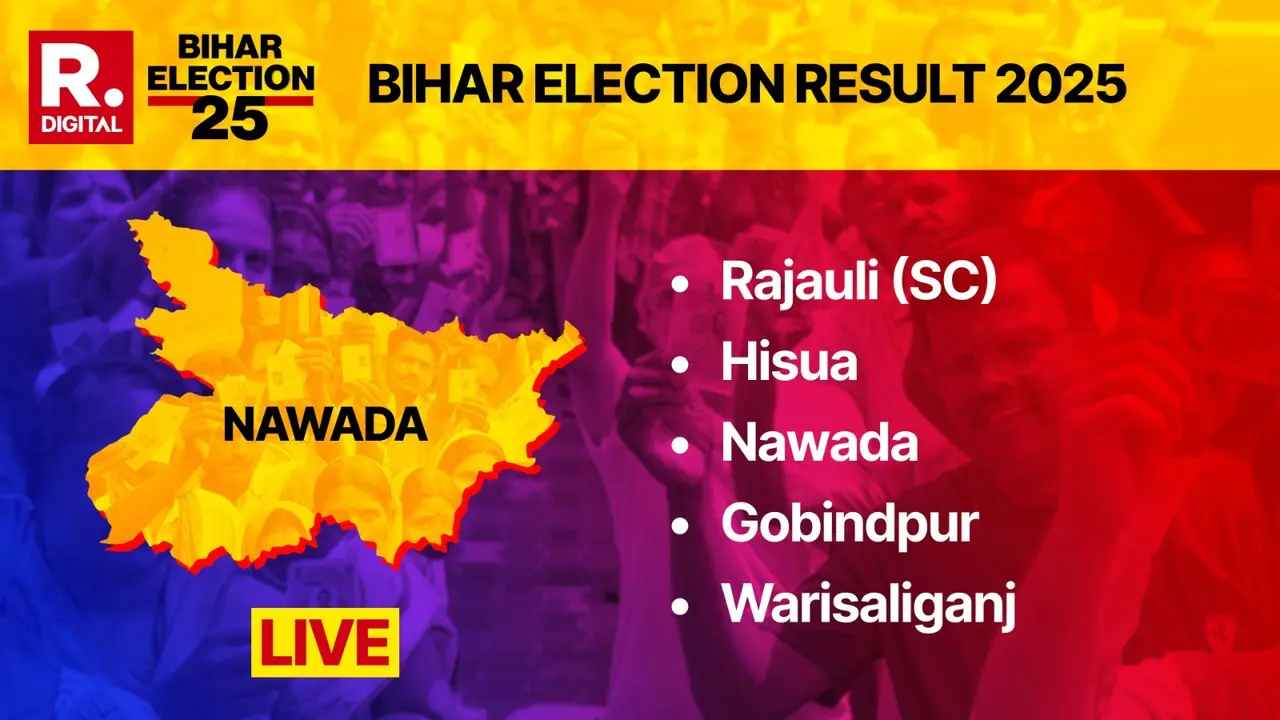 Bihar Election 2025: Nawada District Sees Tight NDA–Mahagathbandhan Contest, JD(U) and BJP Lead Key Seats Nawada District Constituencies Result: LIVE Updates