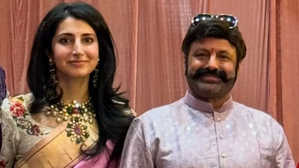 Nandamuri Balakrishna Honoured By World Book Of Records UK For Completing 50 Years In Cinema, Daughter Brahmani Nara Calls Actor 'Our Pride, Our Hero' NBK with daughter Nara Brahmani