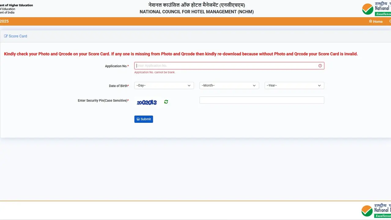 NCHMCT JEE 2025 Result Declared At exams.nta.ac.in, Direct Link to Download Scorecard