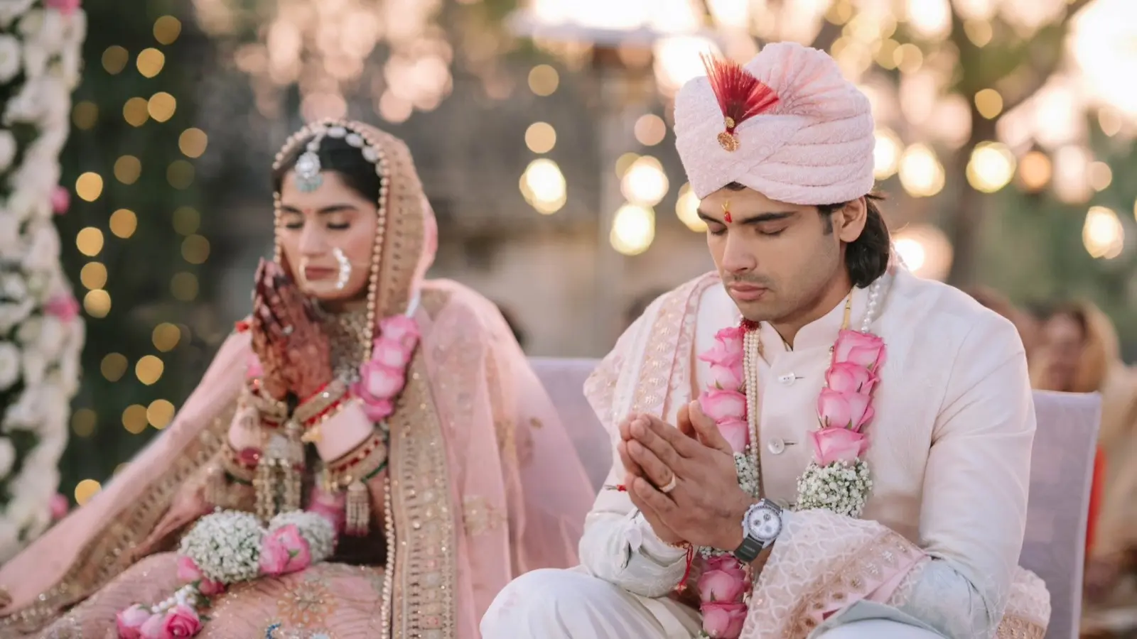 Neeraj Chopra and Himani
