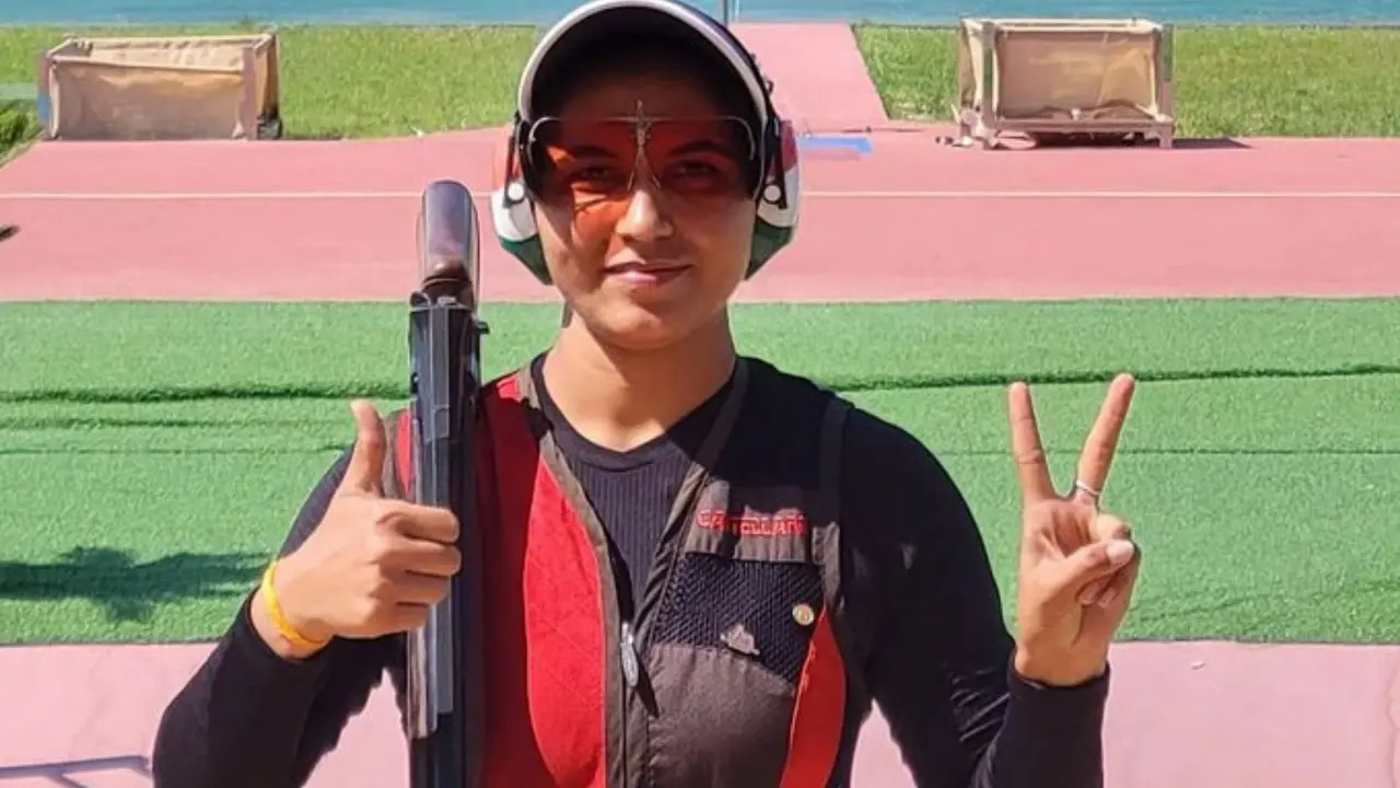 Neeru Dhanda Traps Gold medal at Asian Shooting Championship India Women Team also secure gold