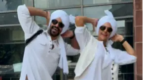 Halloween 2024: Neha Dhupia-Angad Bedi Dress Up As 'Avenger' Diljit Dosanjh | WATCH Neha Dhupia and Angad Bedi as Diljit Dosanjh