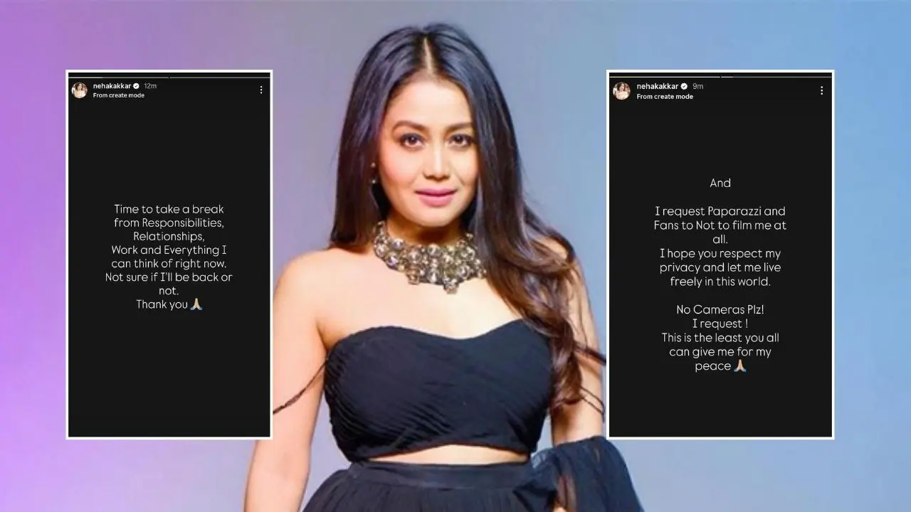 Neha Kakkar Announces Break From ‘Responsibilities, Relationships, And Work’ In Now-Deleted Cryptic Post, Fans Express Concern Neha Kakkar Announces Break From ‘Responsibilities, Relationships, And Work’ In Now-Deleted Cryptic Post, Netizens Express Concern