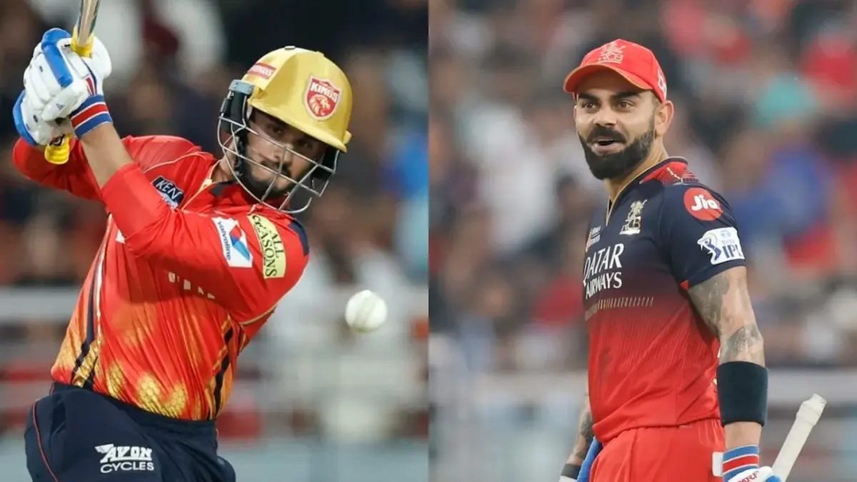 Nehal Wadhera and Virat Kohli