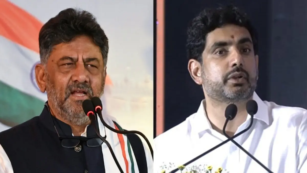 "Neighbours already feeling the burn": Andhra Minister Nara Lokesh takes veiled jibe at DK Shivakumar over Google AI hub