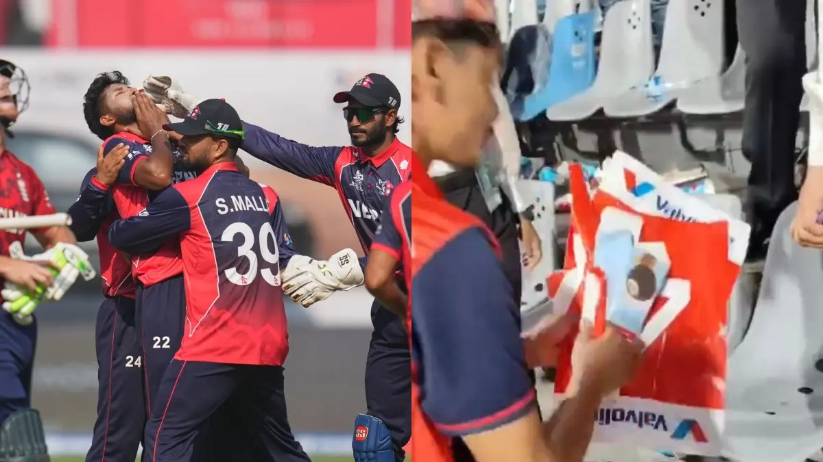 WATCH| Nepal Fan Wins Hearts With His Noble Gesture Following Narrow Defeat To England At Wankhede Nepal fan wins hearts with kind gesture