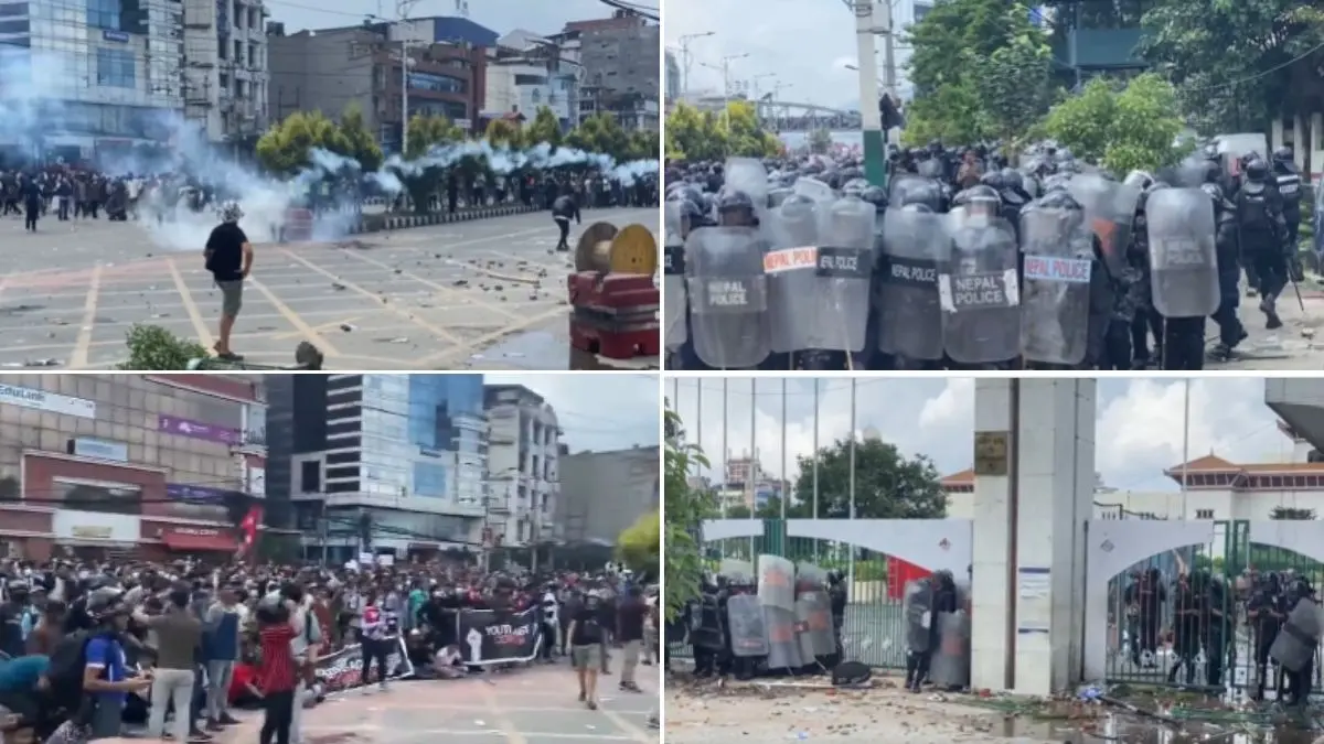 Fresh Protests Rock Nepal: Curfew Reimposed In Kathmandu After Deadly Clashes Leave 19 Dead Nepal Protest