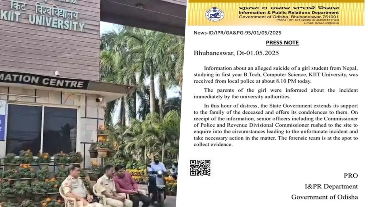 Nepali student suicide Kiit Odisha