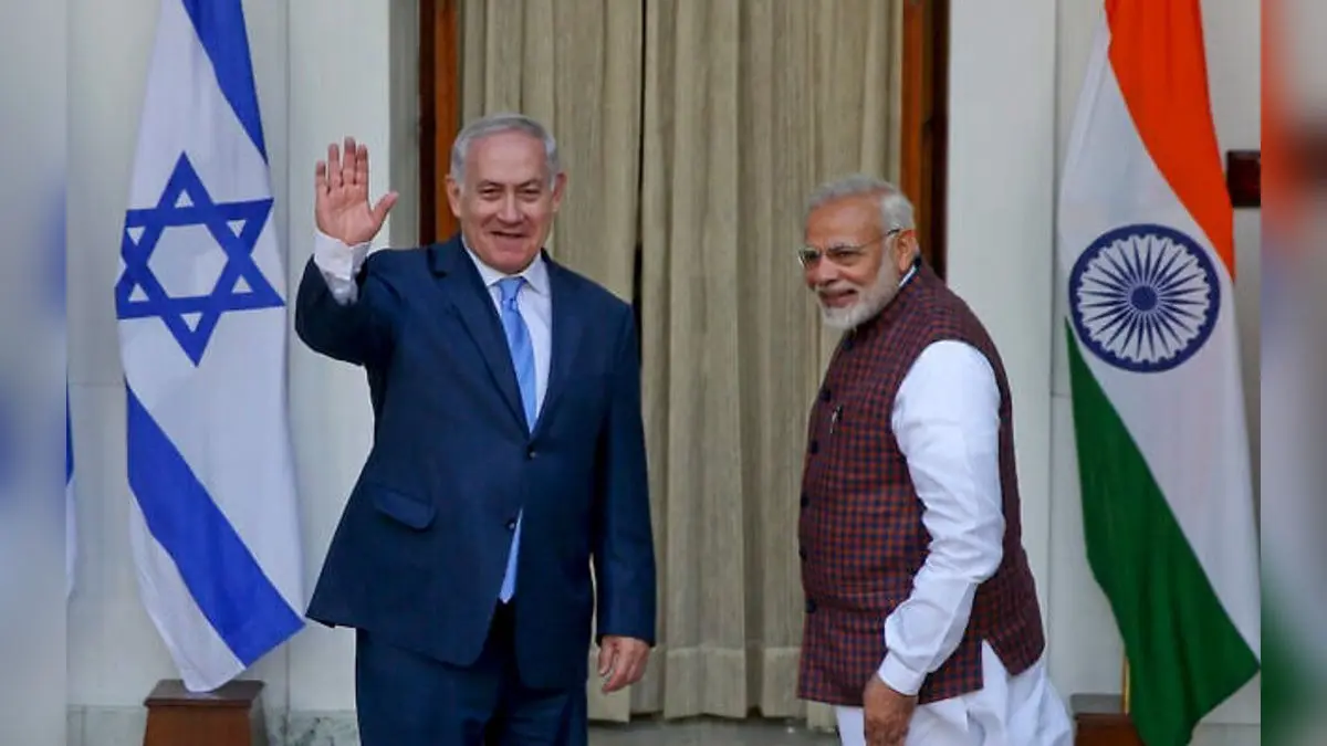 PM Modi- Benjamin Netanyahu