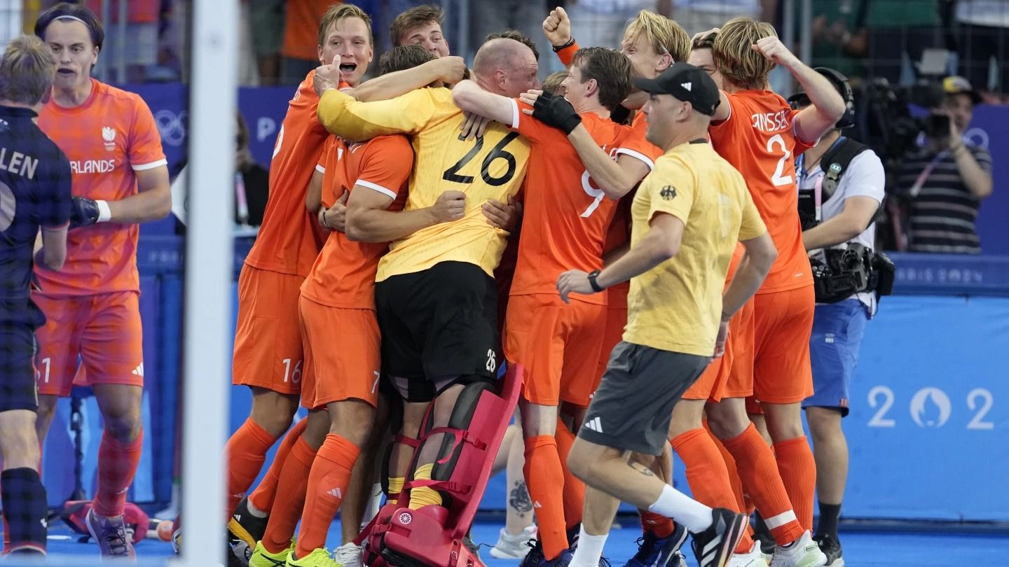 Netherlands beats Germany for men's field hockey gold at the Paris