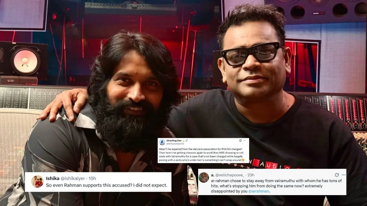 Netizens Angry With AR Rahman Over Collaboration With POCSO Accused Jani Master In Ram Charan-Janhvi Kapoor's Chikiri Chikiri Song Netizens Angry With AR Rahman Over Collaboration With POCSO Accused Jani Master In Ram Charan-Janhvi Kapoor's Chikiri Chikiri Song