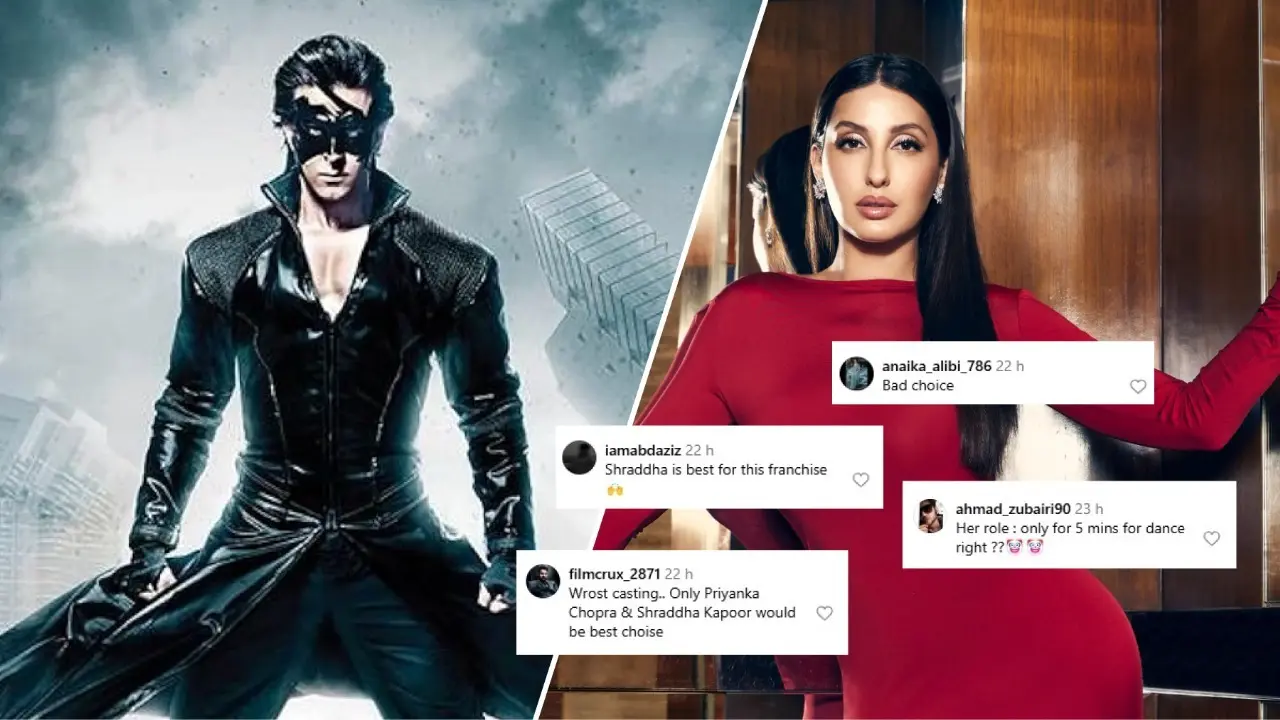 Netizens Are Unhappy With Nora Fatehi's Casting In Krrish 4.