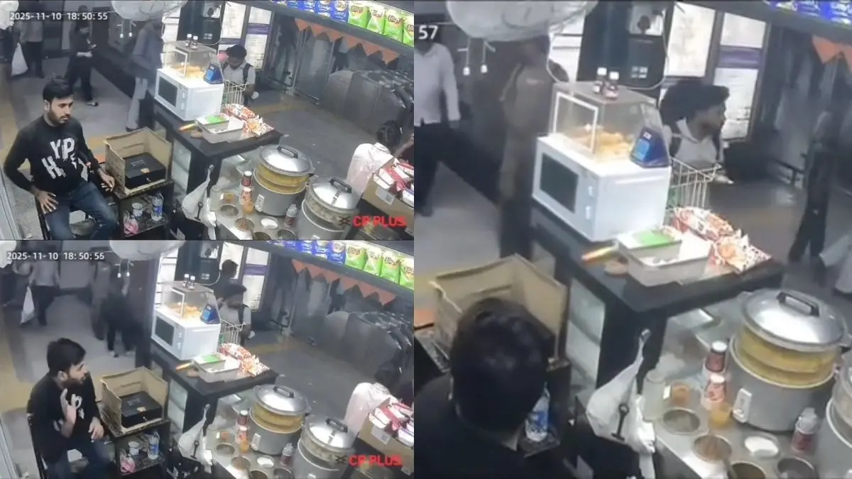 New CCTV Footage Of Delhi Blast: Tremors Travelled 40 Feet Below Ground, Metro Station Rocked New CCTV Footage Of Delhi Blast: Tremors Travelled 40 Feet Below Ground, Metro Station Rocked