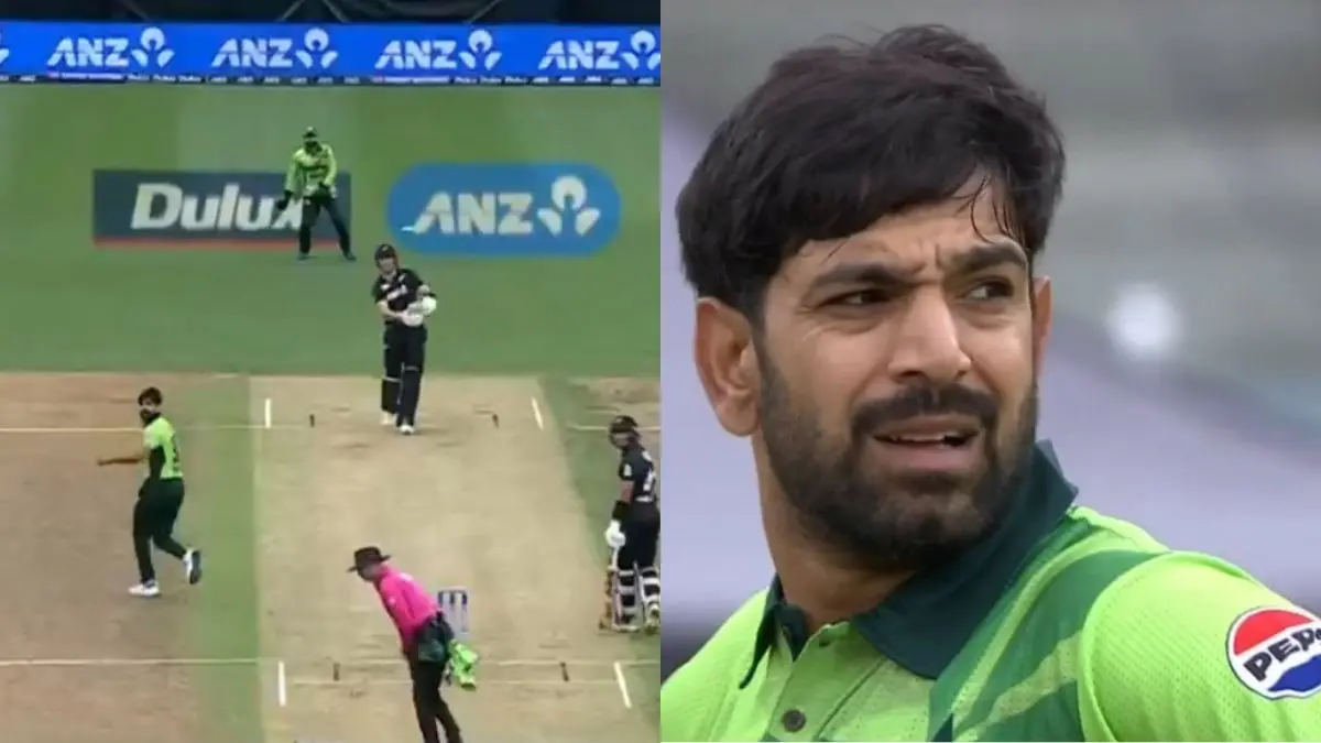 New Zealand vs Pakistan 2nd odi Hamilton Mitchell Hay brilliant inning haris rauf expensive nz vs pak