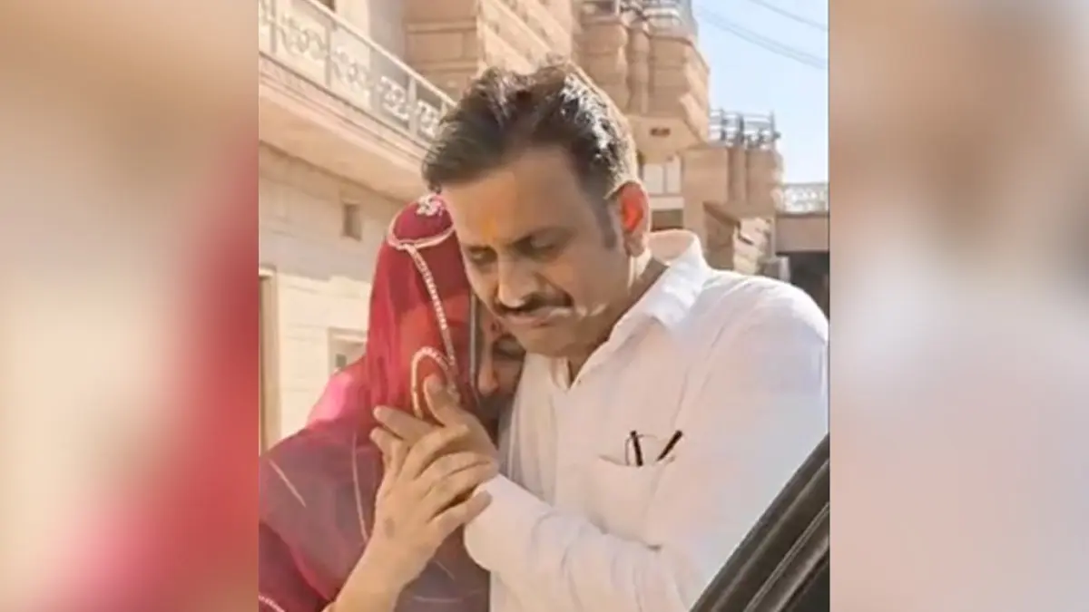 Newlywed Khushboo From Rajasthan Among Victims Of Air India Flight Crash Newlywed Khushboo's last hug to her father before Air India Flight Crash