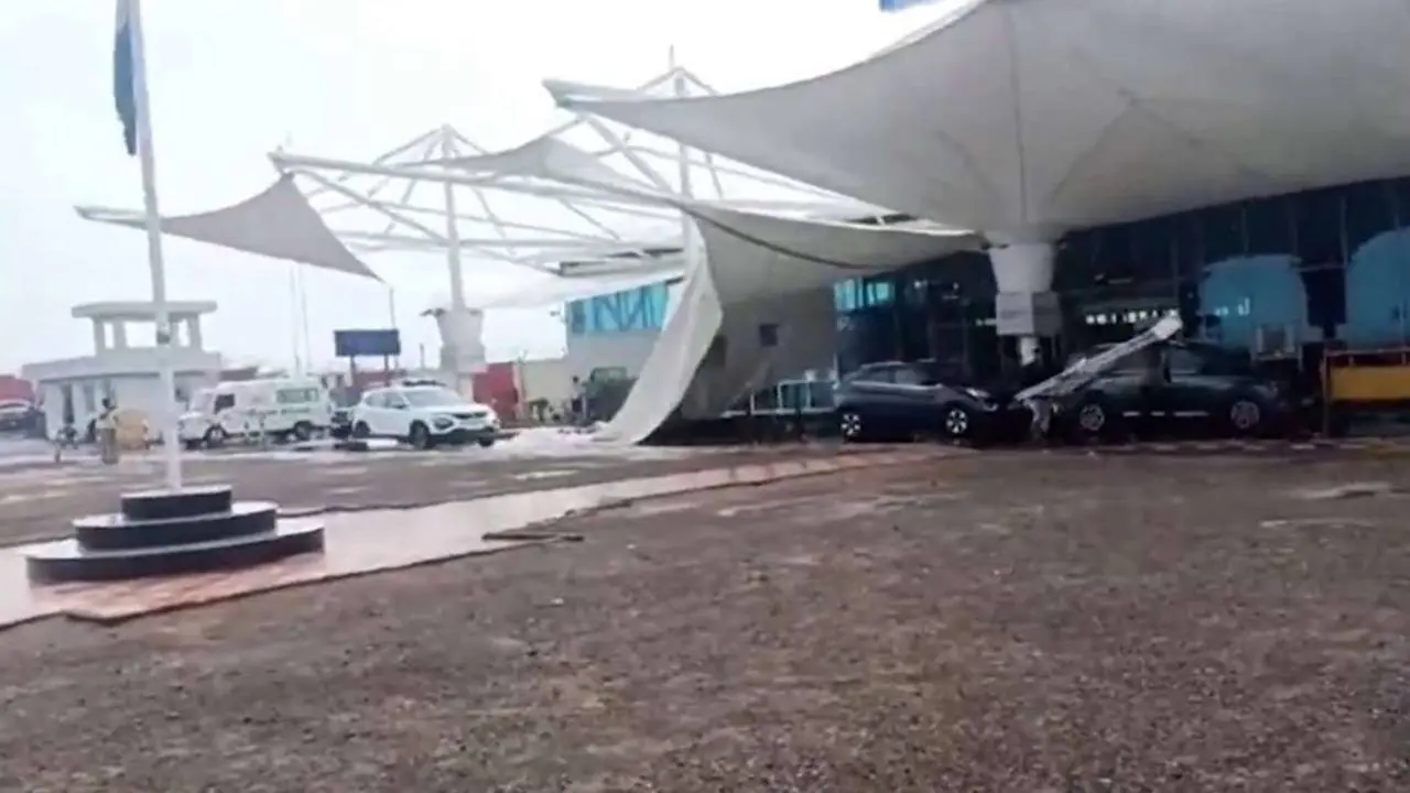 Rajkot Airport Canopy Collapses