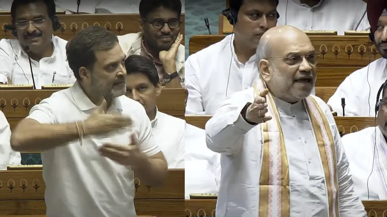 Rahul Gandhi And Amit Shah