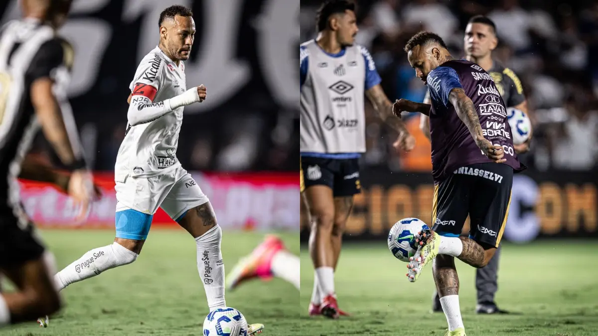 'It's Over For This Man': Fans Call For Neymar's Retirement After Brazil Star Suffers Another Injury Setback On Santos Return Neymar in action