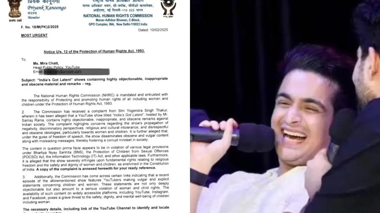 NHRC Cracks Down on Ranveer Allahbadia’s Filthy Remarks, Asks YouTube to Take Down Videos NHRC Cracks Down on Ranveer Allahbadia’s Filthy Remarks, Asks YouTube to Take Down Videos