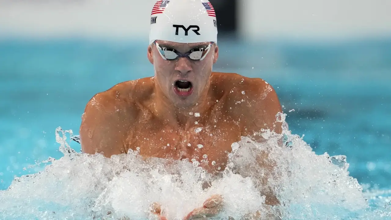 Full-time engineer Nic Fink relishes the first Olympic medal of his late-blooming career Nic Fink