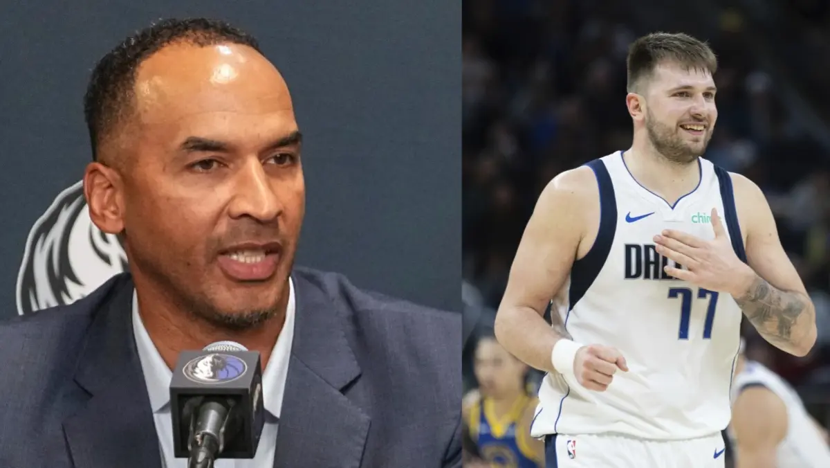 Nico Harrison and Luka Doncic