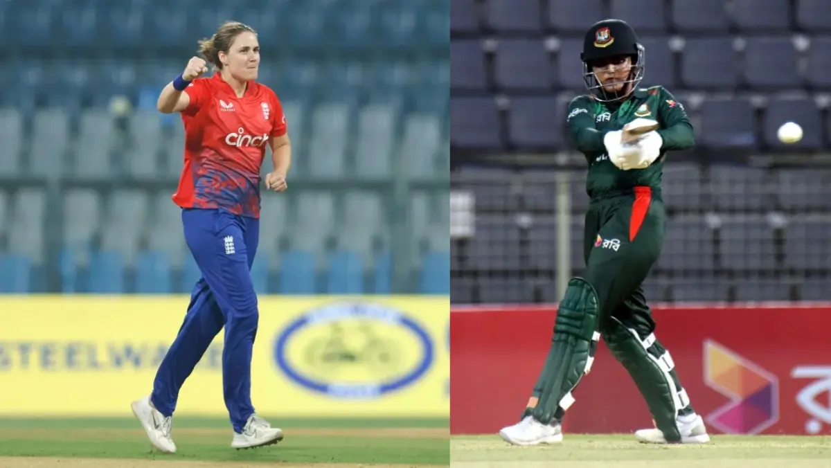 Nigar Sultana and Nat Sciver-Brunt