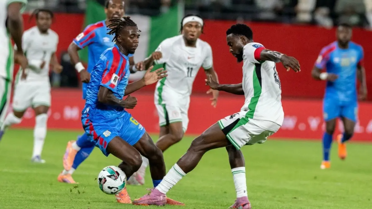 Bizaree! Head Coach Éric Chelle Alleges DR Congo Of Using 'Voodoo' After Nigeria's FIFA World Cup 2026 Hopes End Nigeria and DR Congo players in action during the FIFA World Cup African Qualifier match