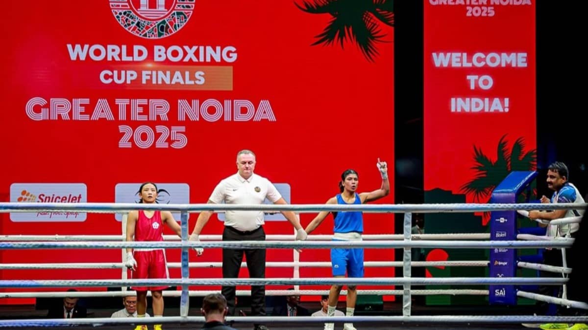 Nikhat Zareen Wins Gold For India At World Boxing Cup Finals