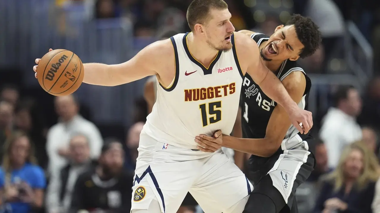 Jokic and Nuggets beat the Spurs 122-111 in overtime to spoil Wembanyama's 21st birthday Nikola Jokic