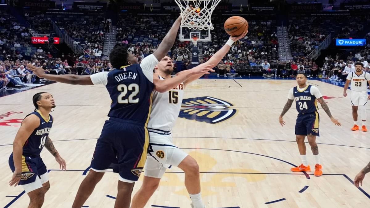 Nikola Jokic in action
