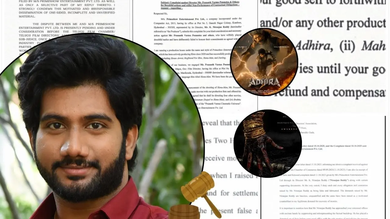 Niranjan Reddy-Prasanth Varma Rift Reaches Telugu Film Chamber, HanuMan Producer Seeks ₹200 Crore Compensation