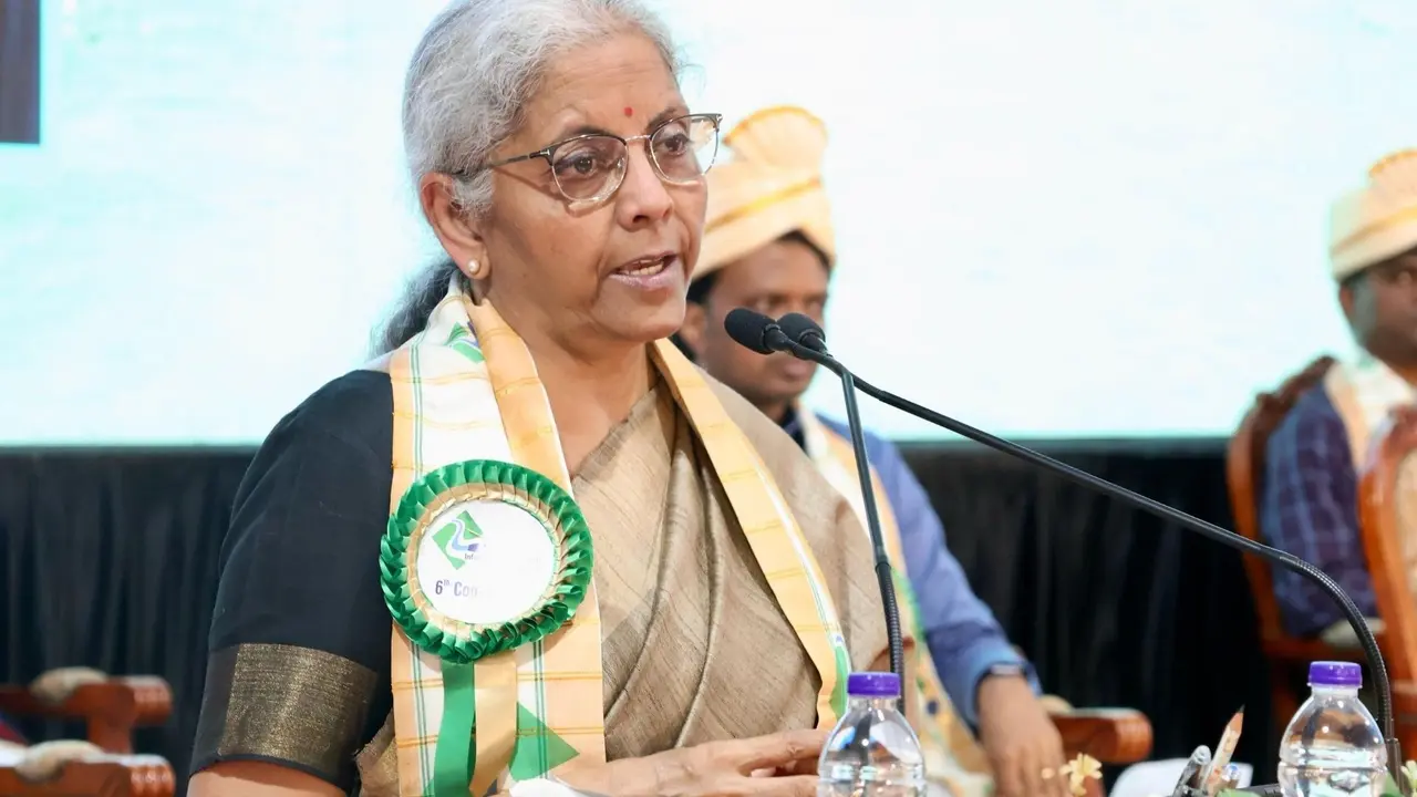 India Must Move Faster on GCC Growth: Sitharaman Urges States, Industry at CII Summit Nirmala Sitharaman addressing IIIT Kottayam