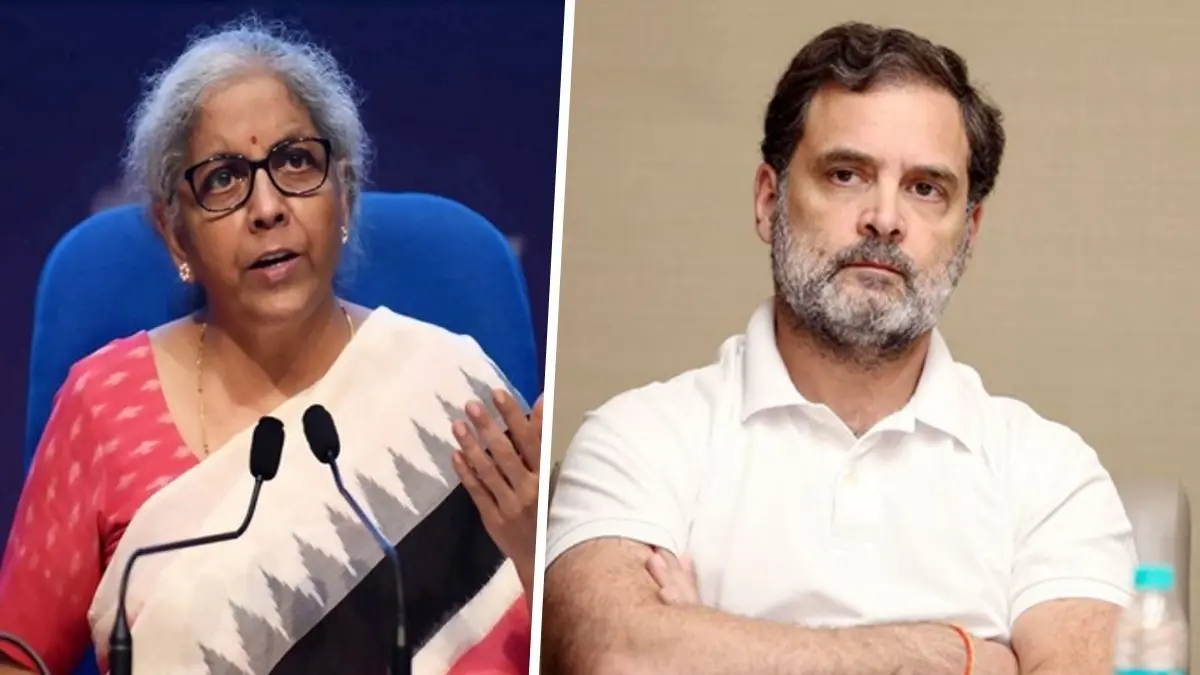 Nirmala Sitharaman Slams Rahul Gandhi's Remarks Against Arun Jaitley