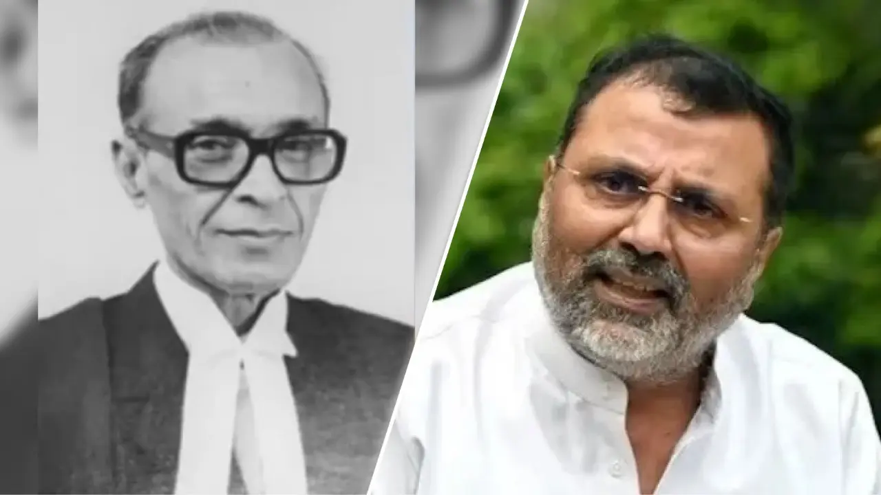 Nishikant Dubey big attack on Congress