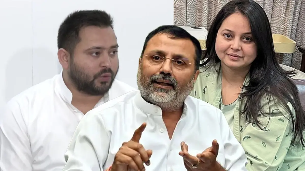 Nishikant Dubey statement on Rohini Acharya allegations tejashwi yadav