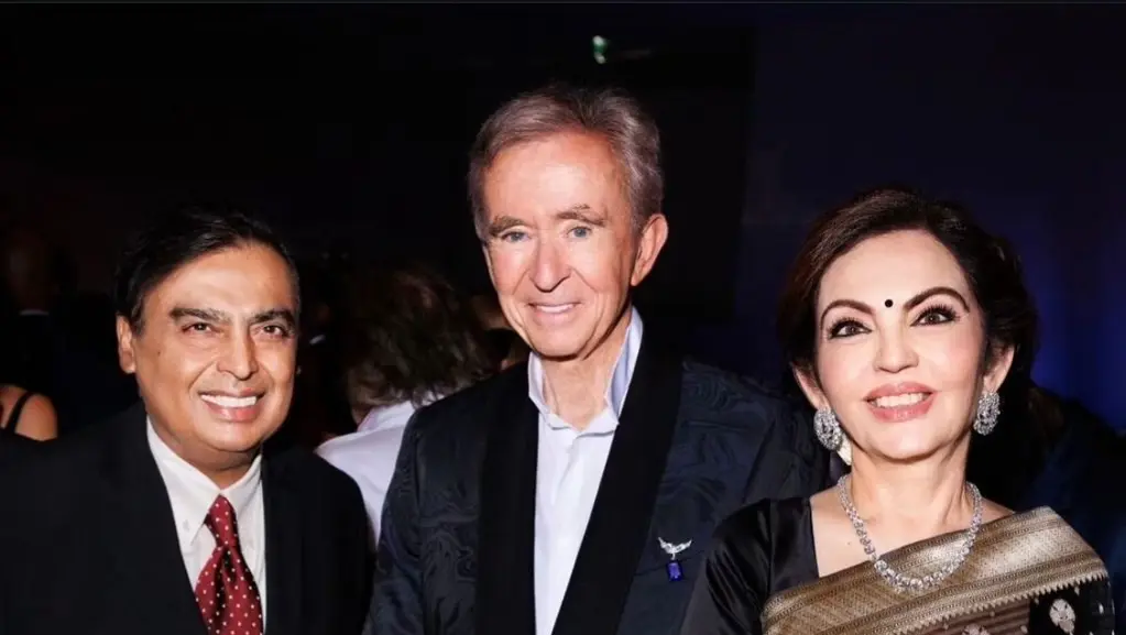 Paris Olympics 2024: Nita And Mukesh Ambani Attend Pre-Opening Ceremony Twinning In Black Nita and Mukesh Ambani